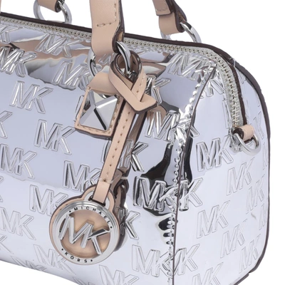 Shop Michael Michael Kors Bags In Silver