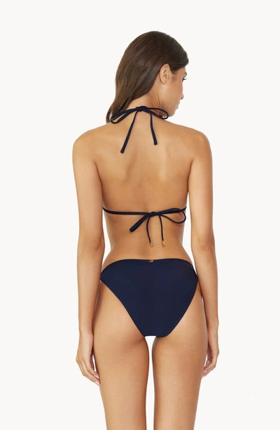 Shop Pq Swim Lace Side Tie Bikini Bottoms In Neptune