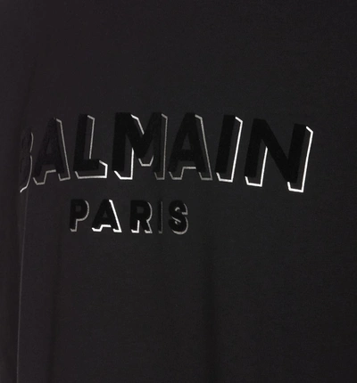 Shop Balmain T-shirts And Polos In Black