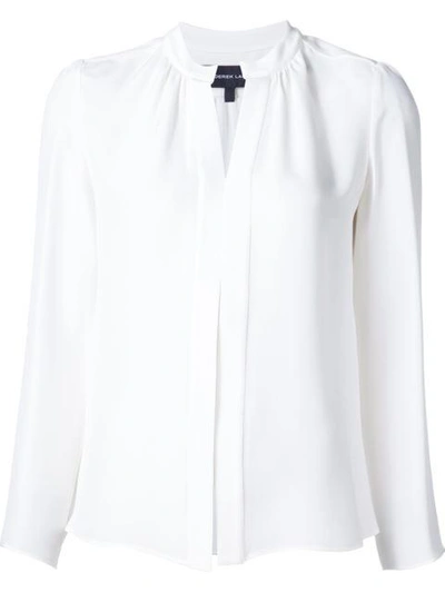 Shop Derek Lam Kara Silk Blouse In White