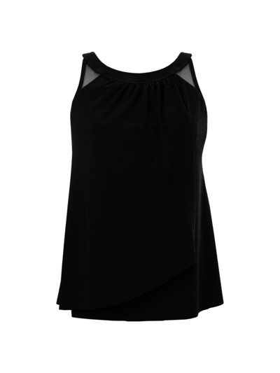 Shop Miraclesuit Swim Women's Illusionists Ursula Tankini Top In Black