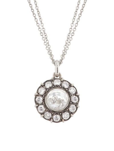 Shop Renee Lewis Women's 18k White Gold & 2.50 Tcw Diamond Shake Necklace