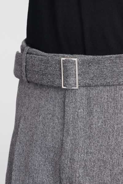 Shop Etudes Studio Pants In Grey Wool