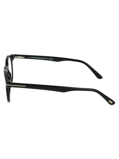 Shop Tom Ford Round Frame Glasses Glasses In 001 Black