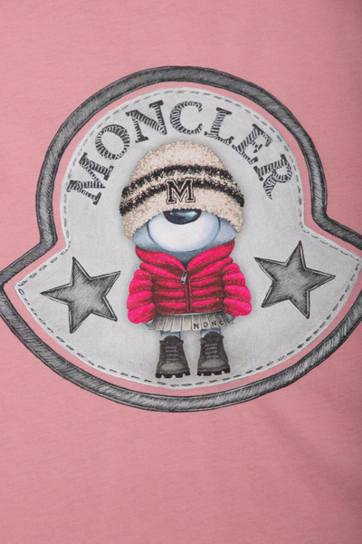 Shop Moncler Logo Patch Crewneck T-shirt