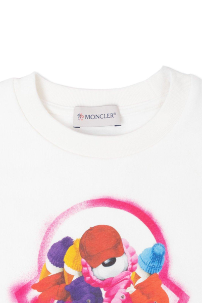 Shop Moncler Graphic-printed Crewneck Sweatshirt