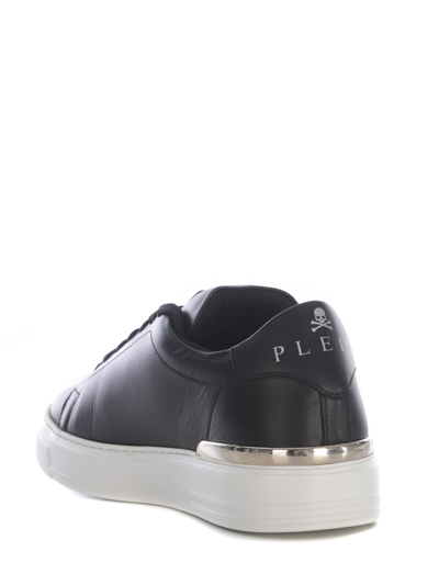 Shop Philipp Plein Sneakers  Hexagon In Leather In Nero