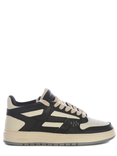 Shop Represent Sneakers  Made Of Leather In Crema