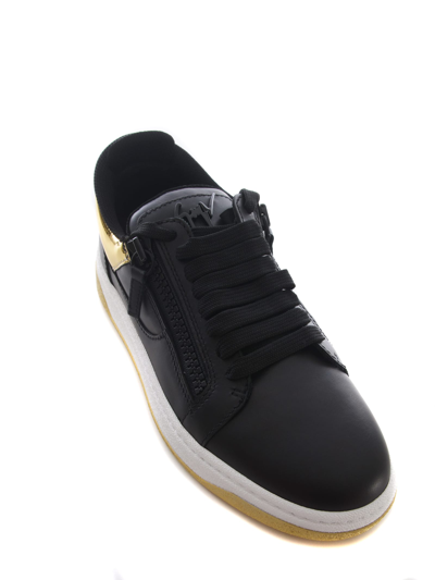 Shop Giuseppe Zanotti Sneakers  Gz94 Made Of Leather In Nero