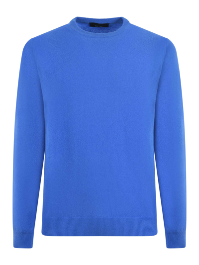 Shop Jeordie's Jeordies Sweater In Blu Ceruleo