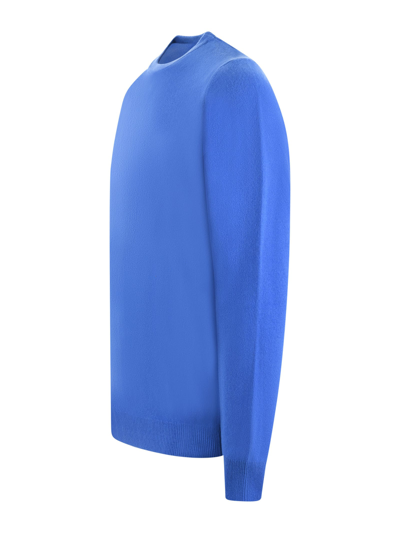 Shop Jeordie's Jeordies Sweater In Blu Ceruleo