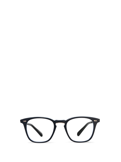 Shop Mr Leight Getty C Black-12k White Gold Glasses