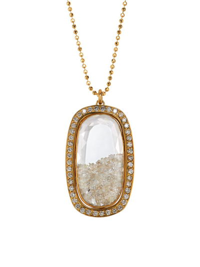 Shop Renee Lewis Women's 18k Yellow Gold & 5.86 Tcw Diamond Shake Necklace
