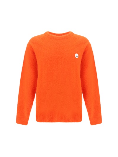 Shop Mtl Sweater In Orange