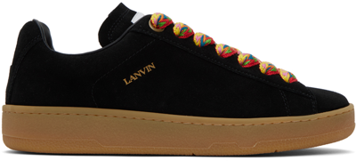 Shop Lanvin Black Curb Lite Sneakers In 10 Black