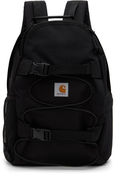 Shop Carhartt Black Kickflip Backpack In 89xx Black