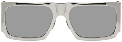 Shop Saint Laurent Silver Sl 635 Sunglasses In 002 Silver