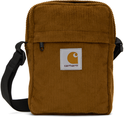 Shop Carhartt Tan Flint Shoulder Bag In Deep H Brown