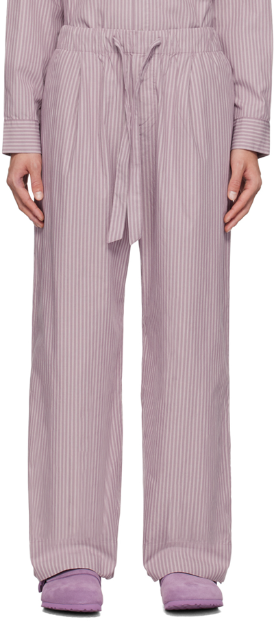 Shop Tekla Purple Birkenstock Edition Pyjama Pants In Mauve