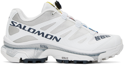 Shop Salomon White Xt-4 Og Sneakers In White/ebony/lunar Ro