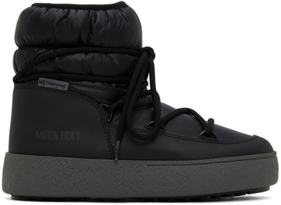 Shop Moon Boot Black Ltrack Low Boots In 001 Black