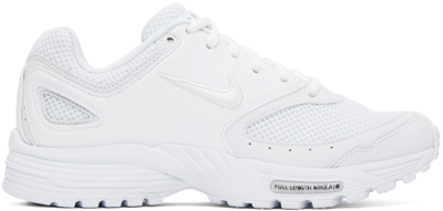 Shop Comme Des Garçons Homme Deux White Nike Edition Air Pegasus 2005 Sneakers In 2 White