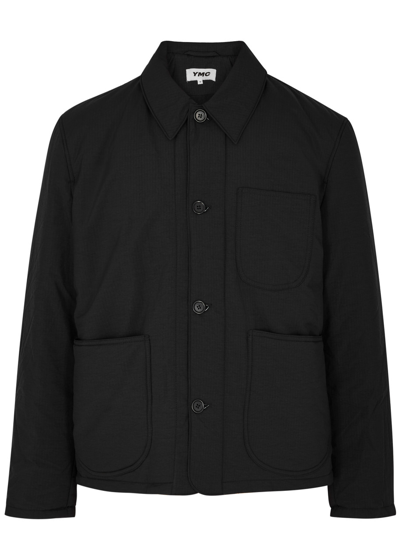 Shop Ymc You Must Create Ymc Labour Chore Matte Shell Jacket In Black