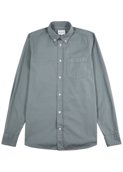 Shop Norse Projects Anton Cotton-twill Shirt In Blue