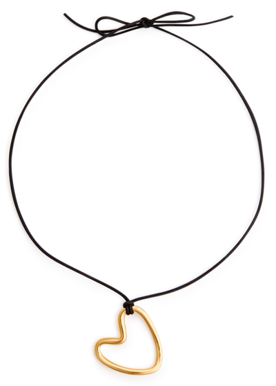 Shop Agmes Altun Cord Necklace In Gold