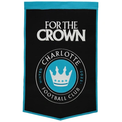Shop Winning Streak Charlotte Fc Dynasty Banner In Black