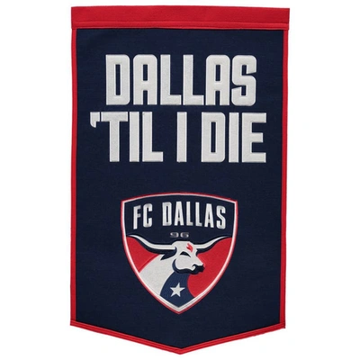 Shop Winning Streak Fc Dallas Dynasty Banner In Navy