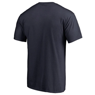 Shop Fanatics Branded Navy Boston Red Sox Splatter Logo T-shirt