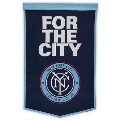 Shop Winning Streak New York City Fc Dynasty Banner In Navy