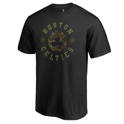 Shop Fanatics Branded Black Boston Celtics Liberty T-shirt