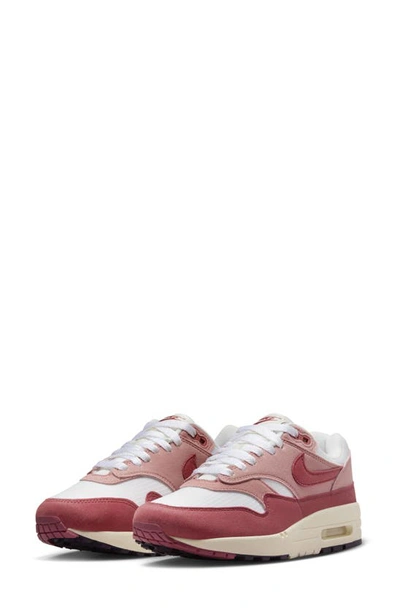 Shop Nike Air Max 1 '87 Sneaker In Sail/ Red/ Milk