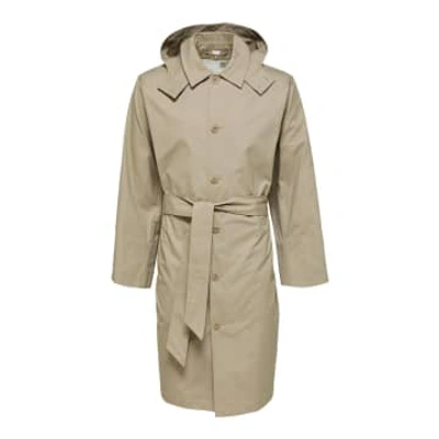 Shop Selected Homme Borg Trench Coat