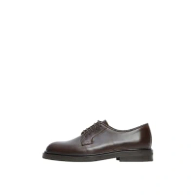 Shop Selected Homme Carter Leather Blucher Shoe