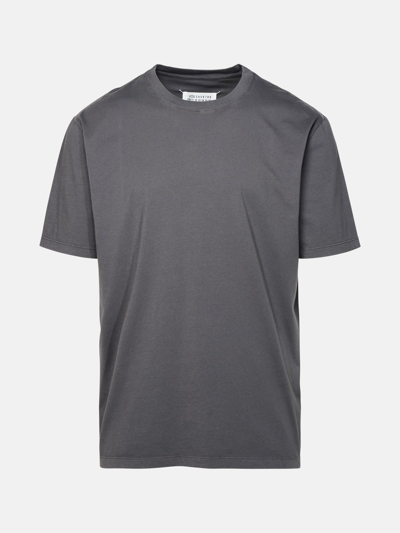 Shop Maison Margiela Gray Cotton T-shirt In Grey