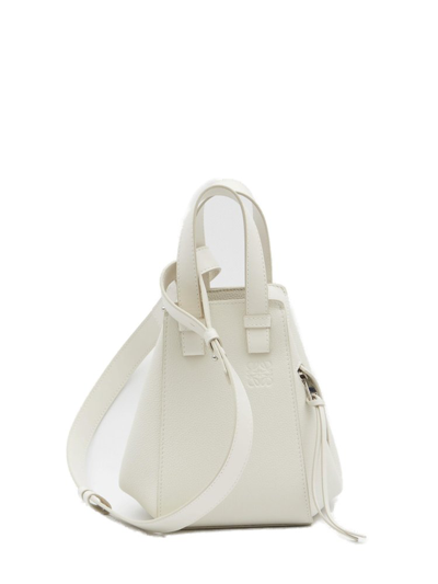 Shop Loewe Compact Hammock Bag In White