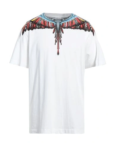 Shop Marcelo Burlon County Of Milan Marcelo Burlon Man T-shirt White Size L Cotton