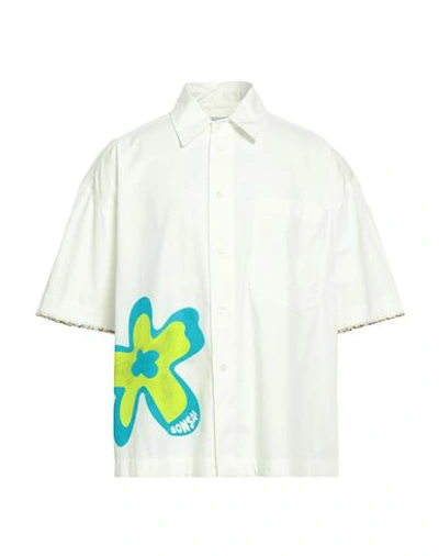 Shop Bonsai Man Shirt White Size L Cotton