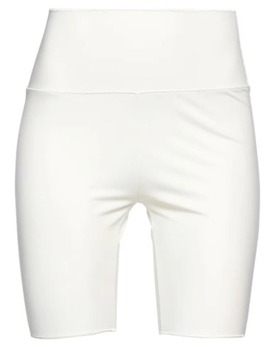 Shop Oseree Oséree Woman Leggings Ivory Size S Lycra In White