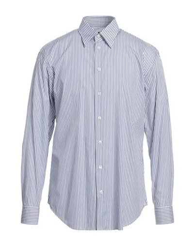 Shop Giorgio Armani Man Shirt Midnight Blue Size 17 Cotton