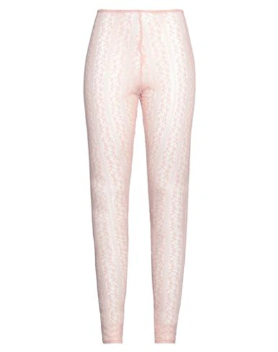 Shop Kristina Ti Woman Leggings Pink Size M Nylon, Elastane