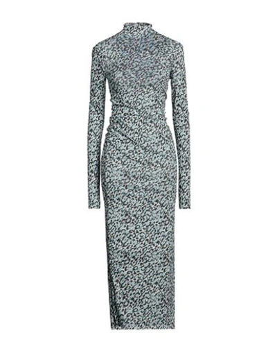 Shop Nanushka Woman Maxi Dress Sky Blue Size L Recycled Polyester