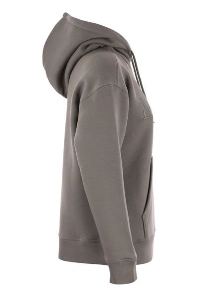 Shop 's Max Mara Agre - Jersey Sweatshirt With Embroidery In Grey