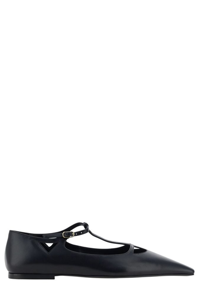 Shop The Row Ballerine Cyd Pointed In Black