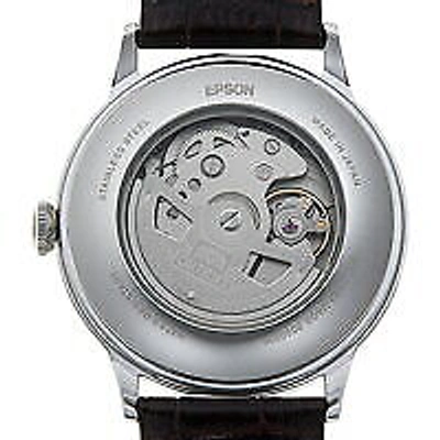 Pre-owned Orient Bambino Automatic Mechanical Rn-ak0703e Green Men's Watch In Box