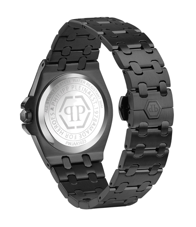 Pre-owned Philipp Plein Black Womens Analogue Watch Plein Extreme Pwjaa1423