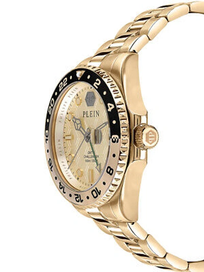 Pre-owned Philipp Plein Pwyba0423 Hyper $port Gmt Mens Watch 44mm 10atm